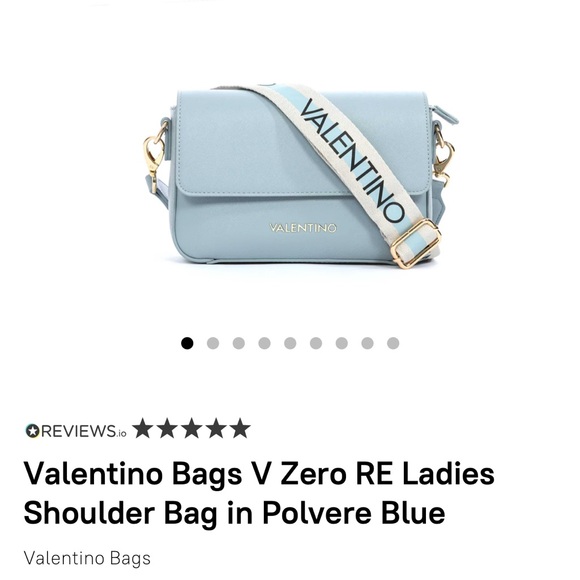 ❗️SOLD❗️Valentino V Zero RE Ladies Shoulder Bag in Polvere Blue - Picture 2 of 9
